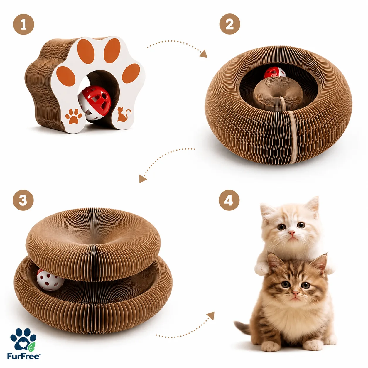 FurFree scratcher shape guide