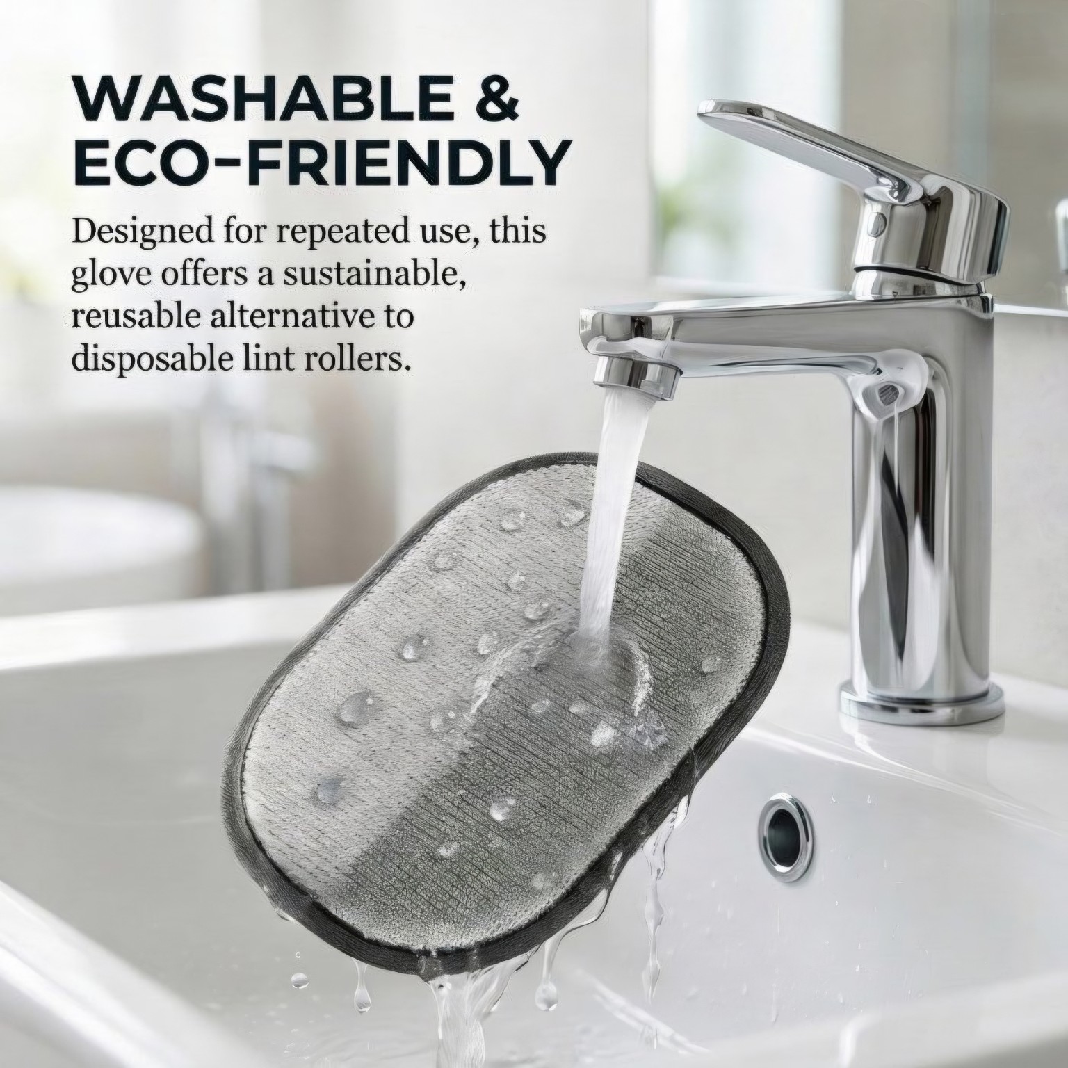 FurFree washable reusable glove