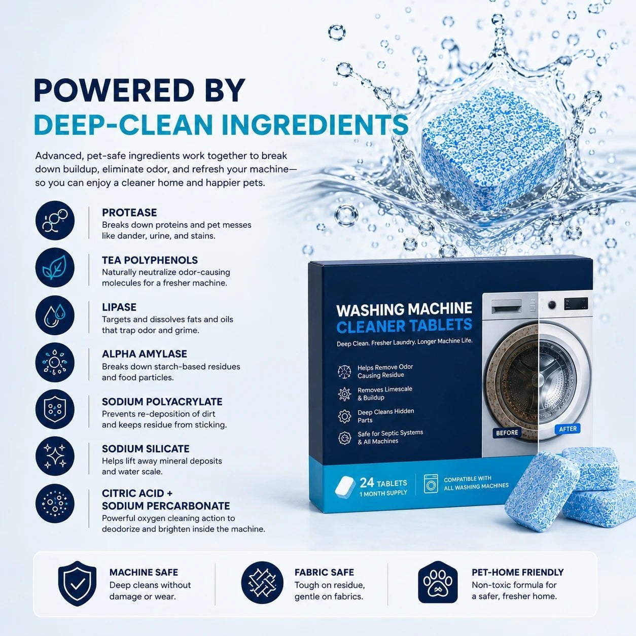 Deep-clean ingredients